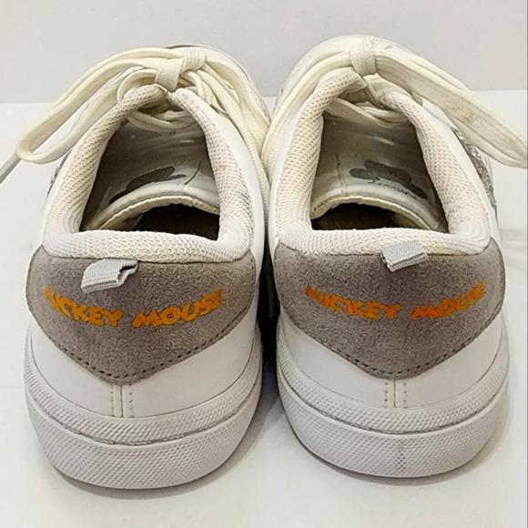 Disney Mickey Mouse Girls White Lace Up Sneaker Girlhoodcore, sz 2 - Picture 6 of 15